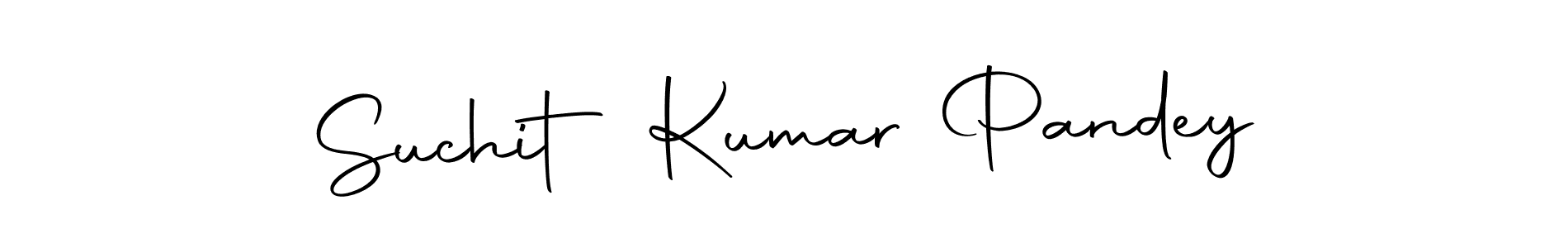Create a beautiful signature design for name Suchit Kumar Pandey. With this signature (Autography-DOLnW) fonts, you can make a handwritten signature for free. Suchit Kumar Pandey signature style 10 images and pictures png