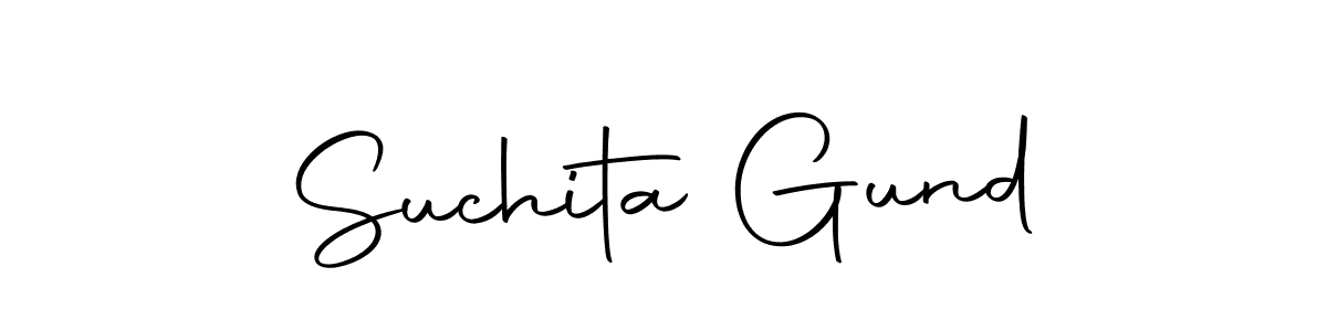 Design your own signature with our free online signature maker. With this signature software, you can create a handwritten (Autography-DOLnW) signature for name Suchita Gund. Suchita Gund signature style 10 images and pictures png