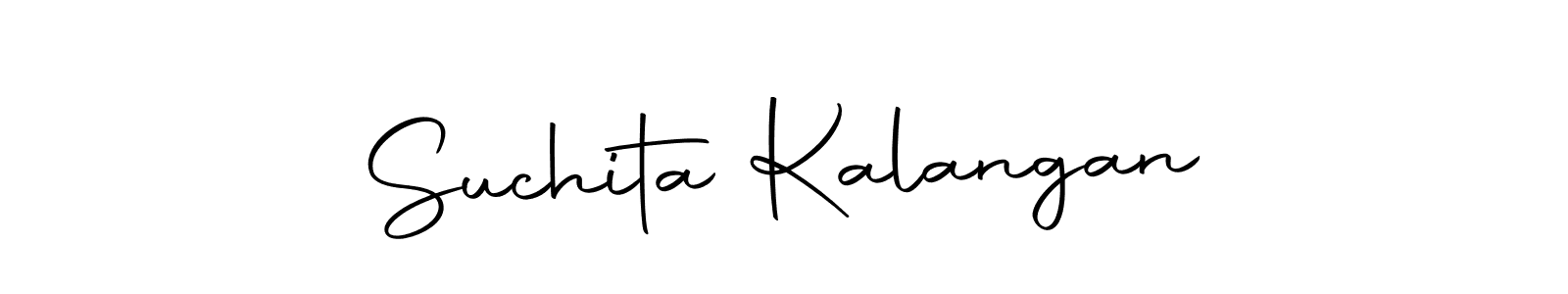 Suchita Kalangan stylish signature style. Best Handwritten Sign (Autography-DOLnW) for my name. Handwritten Signature Collection Ideas for my name Suchita Kalangan. Suchita Kalangan signature style 10 images and pictures png
