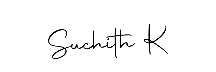 Suchith K stylish signature style. Best Handwritten Sign (Autography-DOLnW) for my name. Handwritten Signature Collection Ideas for my name Suchith K. Suchith K signature style 10 images and pictures png