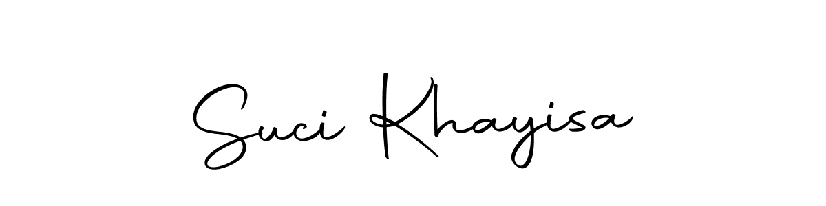 Make a beautiful signature design for name Suci Khayisa. Use this online signature maker to create a handwritten signature for free. Suci Khayisa signature style 10 images and pictures png
