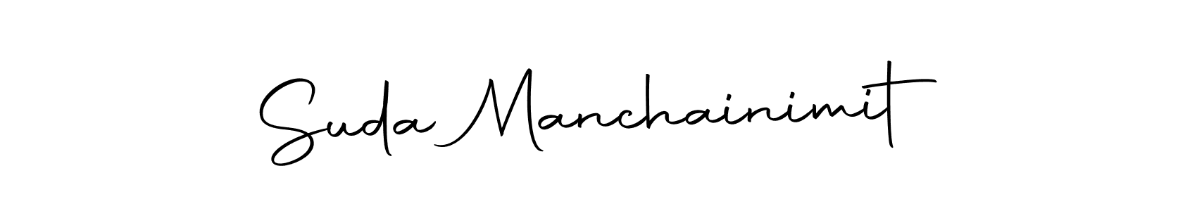 Suda Manchainimit stylish signature style. Best Handwritten Sign (Autography-DOLnW) for my name. Handwritten Signature Collection Ideas for my name Suda Manchainimit. Suda Manchainimit signature style 10 images and pictures png