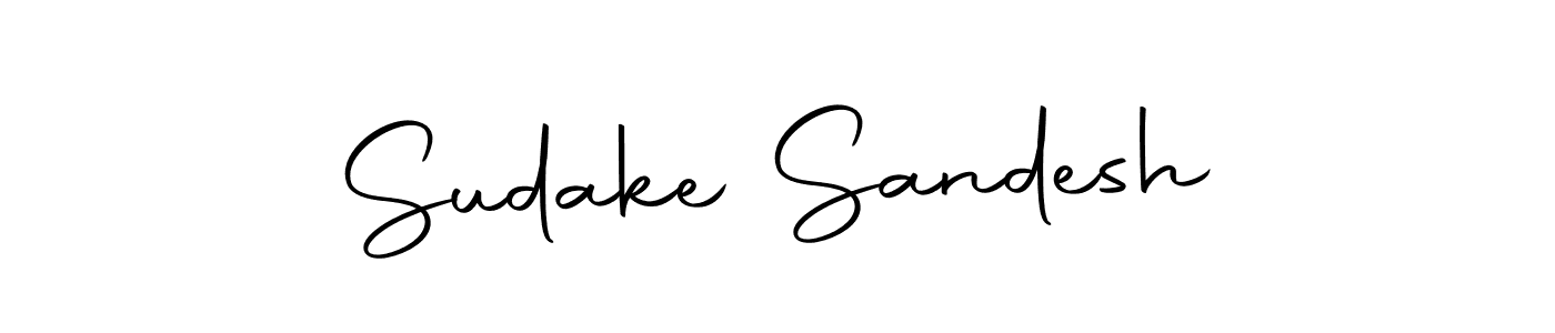 You should practise on your own different ways (Autography-DOLnW) to write your name (Sudake Sandesh) in signature. don't let someone else do it for you. Sudake Sandesh signature style 10 images and pictures png