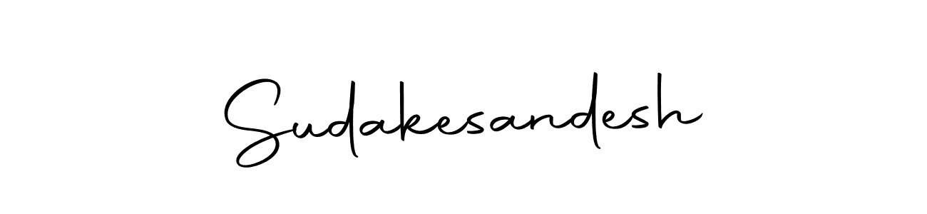 You should practise on your own different ways (Autography-DOLnW) to write your name (Sudakesandesh) in signature. don't let someone else do it for you. Sudakesandesh signature style 10 images and pictures png