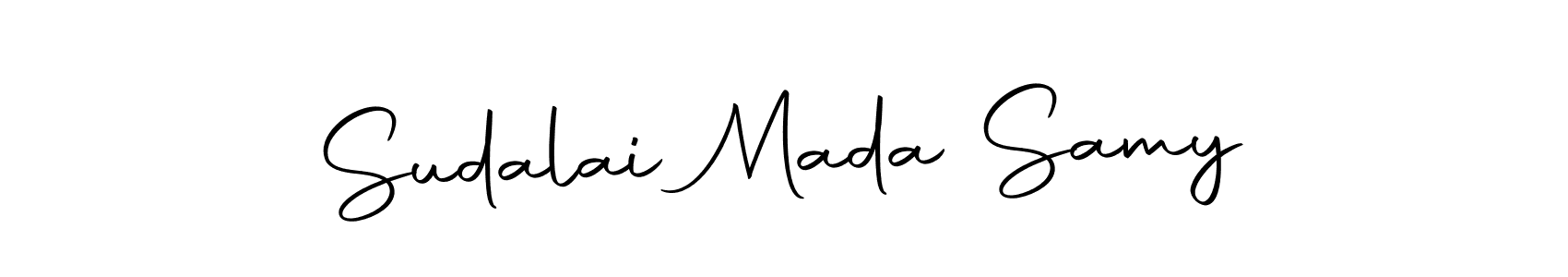 How to make Sudalai Mada Samy name signature. Use Autography-DOLnW style for creating short signs online. This is the latest handwritten sign. Sudalai Mada Samy signature style 10 images and pictures png