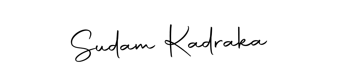 Autography-DOLnW is a professional signature style that is perfect for those who want to add a touch of class to their signature. It is also a great choice for those who want to make their signature more unique. Get Sudam Kadraka name to fancy signature for free. Sudam Kadraka signature style 10 images and pictures png