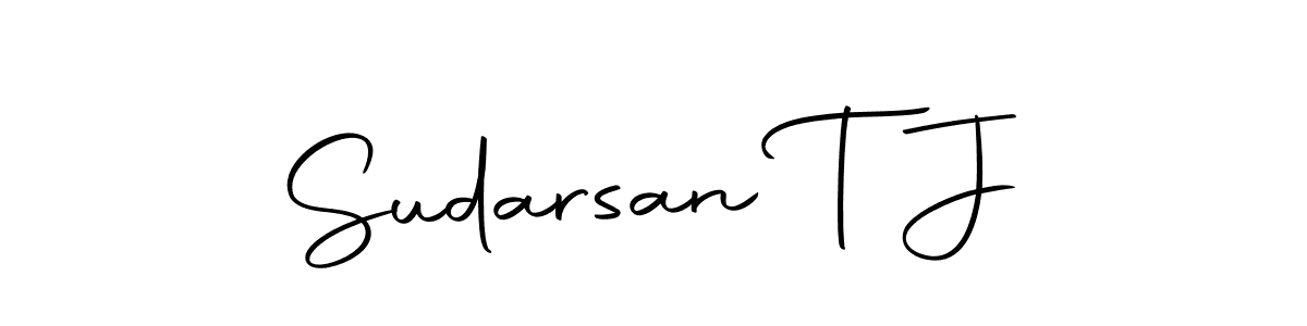 Similarly Autography-DOLnW is the best handwritten signature design. Signature creator online .You can use it as an online autograph creator for name Sudarsan T J. Sudarsan T J signature style 10 images and pictures png