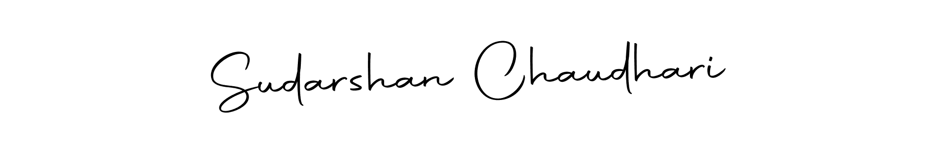 Create a beautiful signature design for name Sudarshan Chaudhari. With this signature (Autography-DOLnW) fonts, you can make a handwritten signature for free. Sudarshan Chaudhari signature style 10 images and pictures png