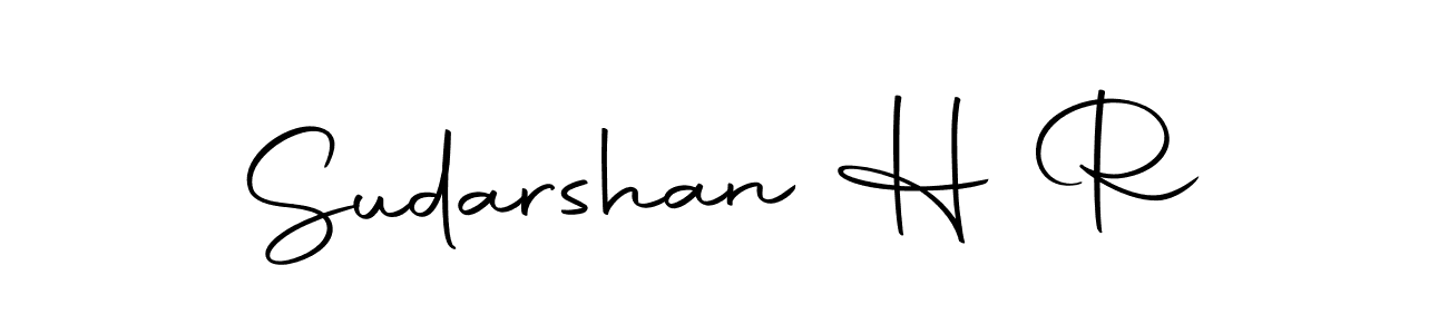 Make a beautiful signature design for name Sudarshan H R. With this signature (Autography-DOLnW) style, you can create a handwritten signature for free. Sudarshan H R signature style 10 images and pictures png