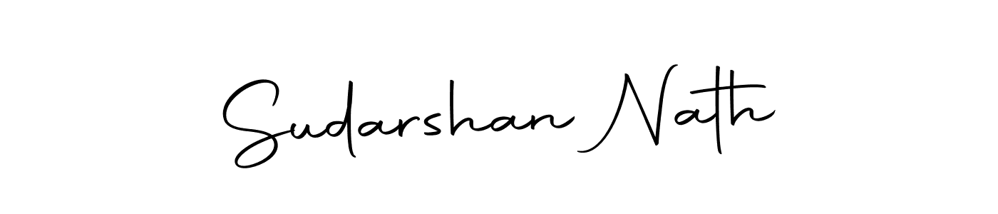 Design your own signature with our free online signature maker. With this signature software, you can create a handwritten (Autography-DOLnW) signature for name Sudarshan Nath. Sudarshan Nath signature style 10 images and pictures png