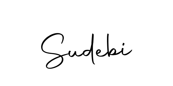 Create a beautiful signature design for name Sudebi. With this signature (Autography-DOLnW) fonts, you can make a handwritten signature for free. Sudebi signature style 10 images and pictures png