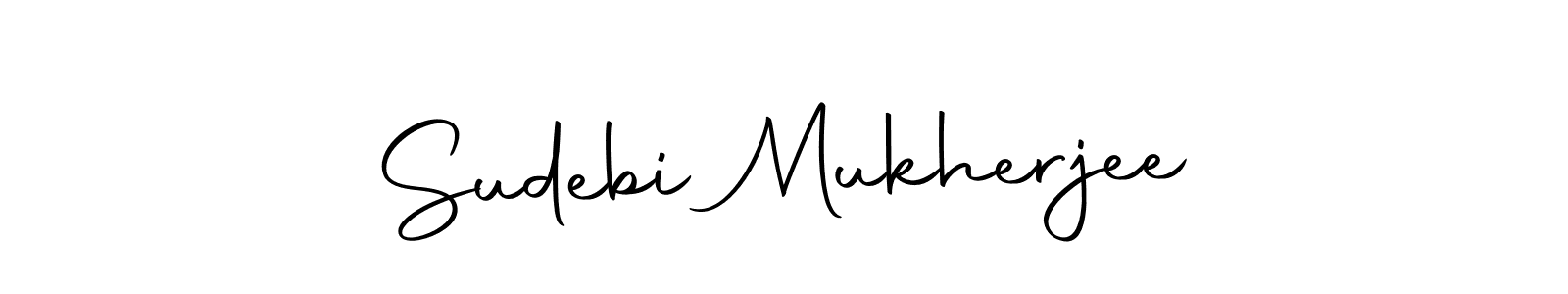 You should practise on your own different ways (Autography-DOLnW) to write your name (Sudebi Mukherjee) in signature. don't let someone else do it for you. Sudebi Mukherjee signature style 10 images and pictures png