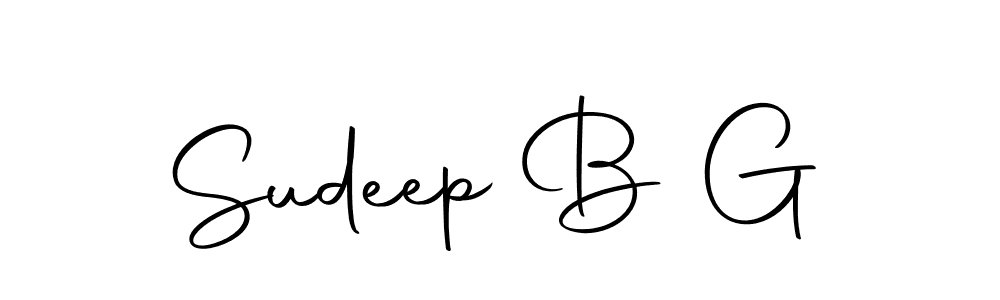 Here are the top 10 professional signature styles for the name Sudeep B G. These are the best autograph styles you can use for your name. Sudeep B G signature style 10 images and pictures png