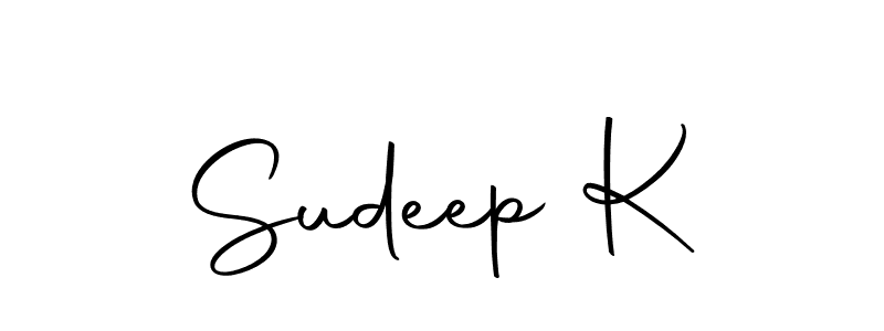 This is the best signature style for the Sudeep K name. Also you like these signature font (Autography-DOLnW). Mix name signature. Sudeep K signature style 10 images and pictures png