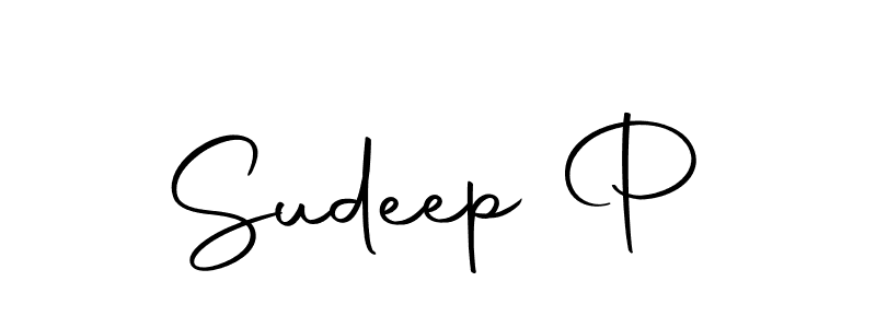 Autography-DOLnW is a professional signature style that is perfect for those who want to add a touch of class to their signature. It is also a great choice for those who want to make their signature more unique. Get Sudeep P name to fancy signature for free. Sudeep P signature style 10 images and pictures png