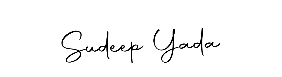 Make a beautiful signature design for name Sudeep Yada. Use this online signature maker to create a handwritten signature for free. Sudeep Yada signature style 10 images and pictures png