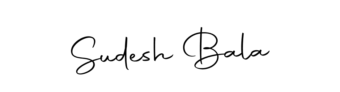 Autography-DOLnW is a professional signature style that is perfect for those who want to add a touch of class to their signature. It is also a great choice for those who want to make their signature more unique. Get Sudesh Bala name to fancy signature for free. Sudesh Bala signature style 10 images and pictures png