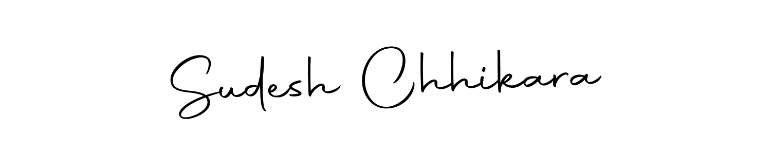 Design your own signature with our free online signature maker. With this signature software, you can create a handwritten (Autography-DOLnW) signature for name Sudesh Chhikara. Sudesh Chhikara signature style 10 images and pictures png