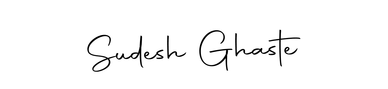 The best way (Autography-DOLnW) to make a short signature is to pick only two or three words in your name. The name Sudesh Ghaste include a total of six letters. For converting this name. Sudesh Ghaste signature style 10 images and pictures png