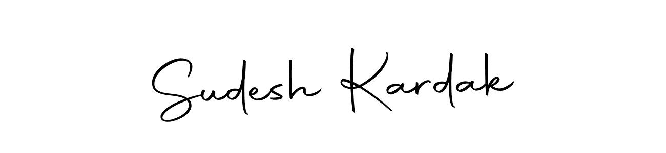 It looks lik you need a new signature style for name Sudesh Kardak. Design unique handwritten (Autography-DOLnW) signature with our free signature maker in just a few clicks. Sudesh Kardak signature style 10 images and pictures png