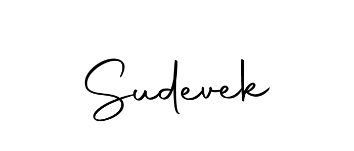 Design your own signature with our free online signature maker. With this signature software, you can create a handwritten (Autography-DOLnW) signature for name Sudevek. Sudevek signature style 10 images and pictures png