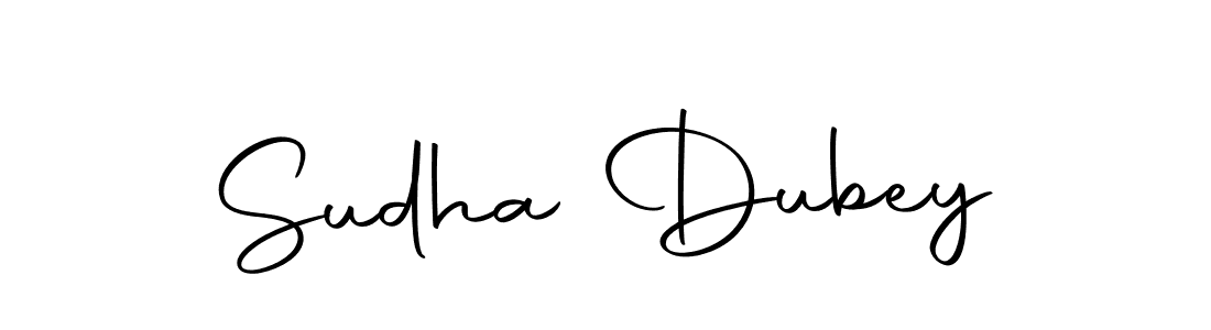 The best way (Autography-DOLnW) to make a short signature is to pick only two or three words in your name. The name Sudha Dubey include a total of six letters. For converting this name. Sudha Dubey signature style 10 images and pictures png