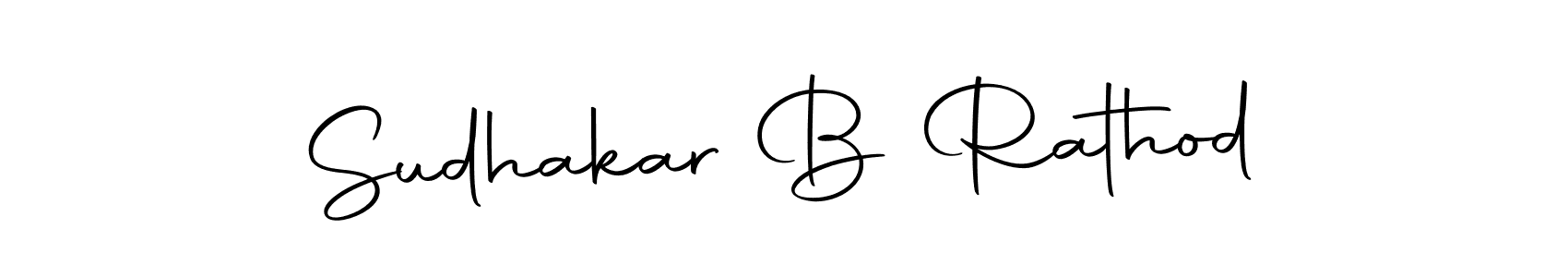 Autography-DOLnW is a professional signature style that is perfect for those who want to add a touch of class to their signature. It is also a great choice for those who want to make their signature more unique. Get Sudhakar B Rathod name to fancy signature for free. Sudhakar B Rathod signature style 10 images and pictures png