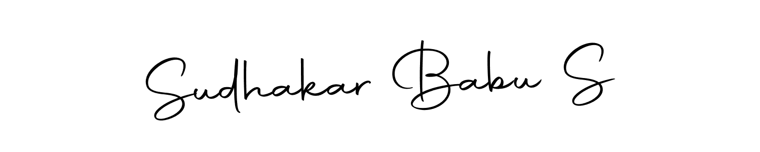 How to make Sudhakar Babu S signature? Autography-DOLnW is a professional autograph style. Create handwritten signature for Sudhakar Babu S name. Sudhakar Babu S signature style 10 images and pictures png