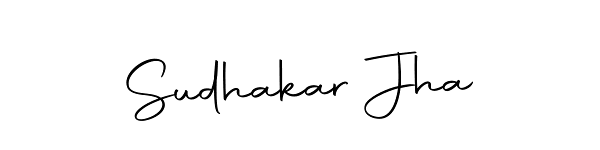 Sudhakar Jha stylish signature style. Best Handwritten Sign (Autography-DOLnW) for my name. Handwritten Signature Collection Ideas for my name Sudhakar Jha. Sudhakar Jha signature style 10 images and pictures png