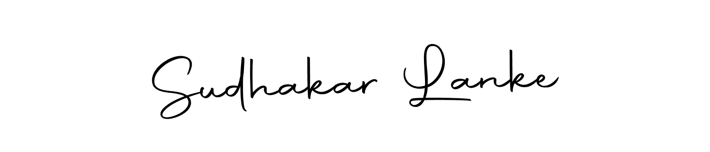 How to make Sudhakar Lanke signature? Autography-DOLnW is a professional autograph style. Create handwritten signature for Sudhakar Lanke name. Sudhakar Lanke signature style 10 images and pictures png