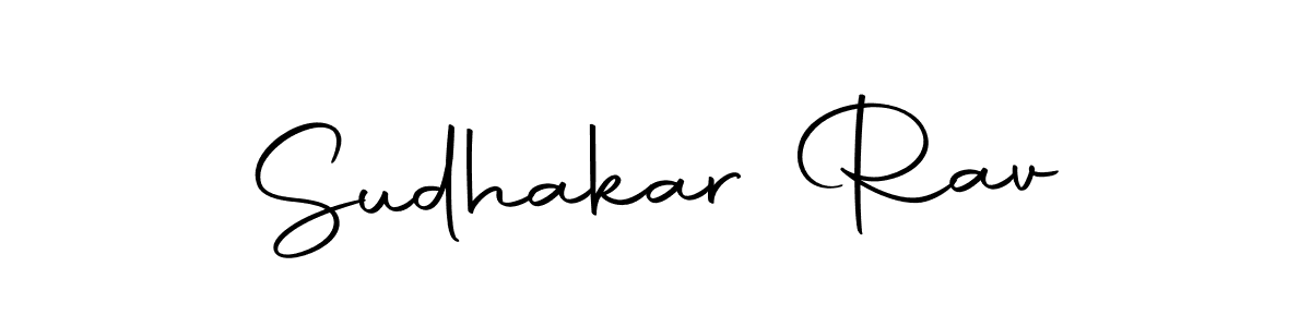 How to make Sudhakar Rav signature? Autography-DOLnW is a professional autograph style. Create handwritten signature for Sudhakar Rav name. Sudhakar Rav signature style 10 images and pictures png