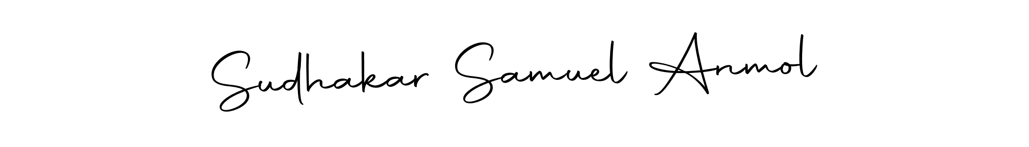 Use a signature maker to create a handwritten signature online. With this signature software, you can design (Autography-DOLnW) your own signature for name Sudhakar Samuel Anmol. Sudhakar Samuel Anmol signature style 10 images and pictures png