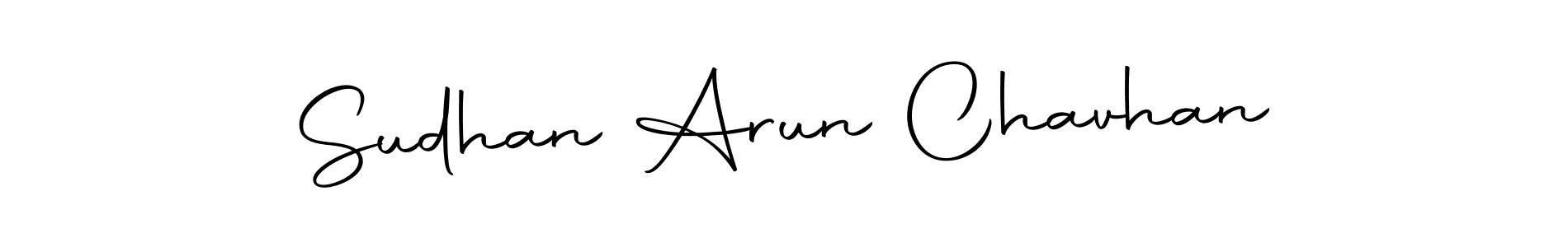 How to make Sudhan Arun Chavhan signature? Autography-DOLnW is a professional autograph style. Create handwritten signature for Sudhan Arun Chavhan name. Sudhan Arun Chavhan signature style 10 images and pictures png