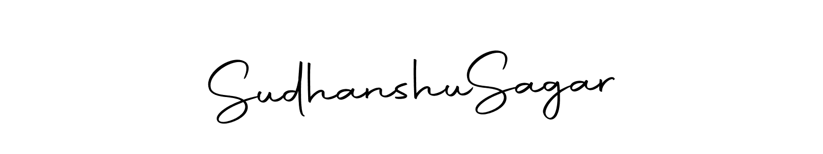 Create a beautiful signature design for name Sudhanshu  Sagar. With this signature (Autography-DOLnW) fonts, you can make a handwritten signature for free. Sudhanshu  Sagar signature style 10 images and pictures png