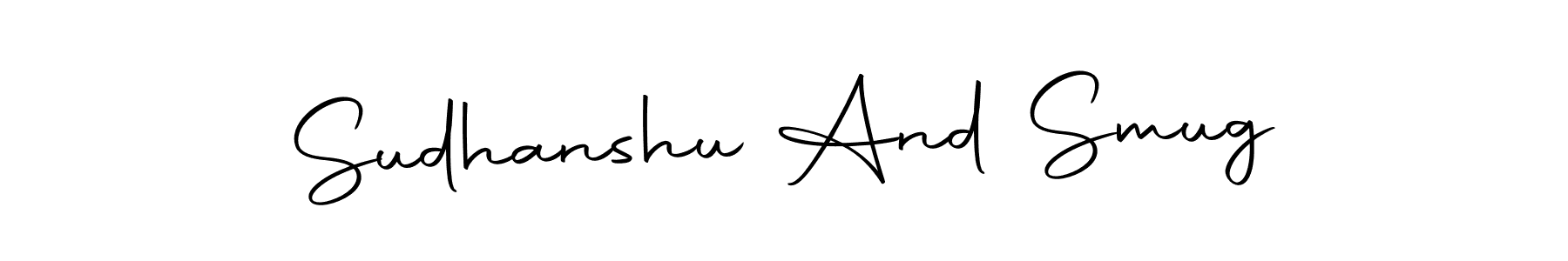 Also You can easily find your signature by using the search form. We will create Sudhanshu And Smug name handwritten signature images for you free of cost using Autography-DOLnW sign style. Sudhanshu And Smug signature style 10 images and pictures png