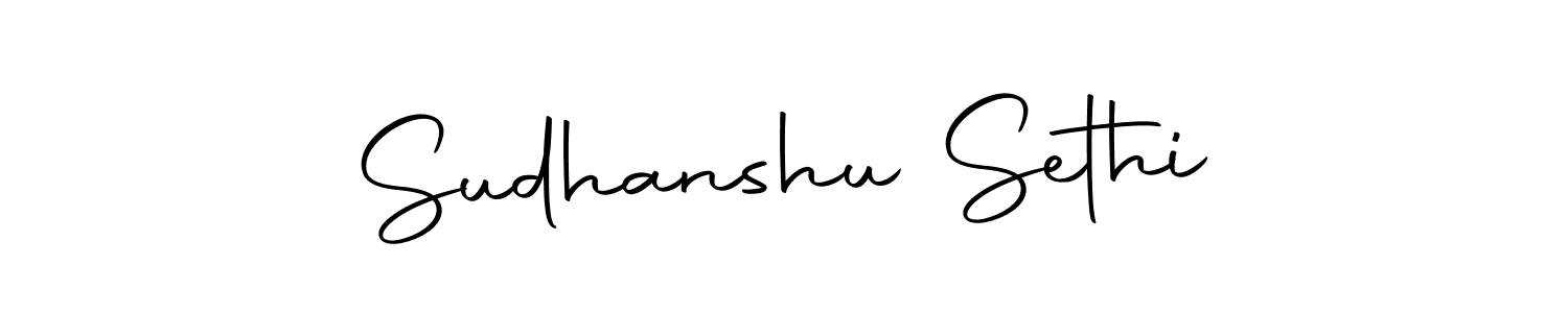 Create a beautiful signature design for name Sudhanshu Sethi. With this signature (Autography-DOLnW) fonts, you can make a handwritten signature for free. Sudhanshu Sethi signature style 10 images and pictures png