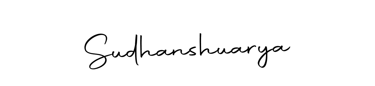 The best way (Autography-DOLnW) to make a short signature is to pick only two or three words in your name. The name Sudhanshuarya include a total of six letters. For converting this name. Sudhanshuarya signature style 10 images and pictures png