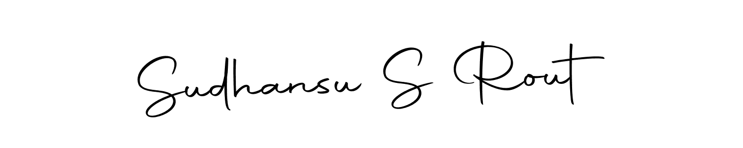 Design your own signature with our free online signature maker. With this signature software, you can create a handwritten (Autography-DOLnW) signature for name Sudhansu S Rout. Sudhansu S Rout signature style 10 images and pictures png