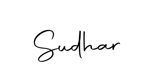 How to make Sudhar signature? Autography-DOLnW is a professional autograph style. Create handwritten signature for Sudhar name. Sudhar signature style 10 images and pictures png