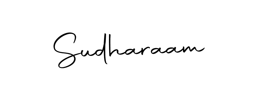 Design your own signature with our free online signature maker. With this signature software, you can create a handwritten (Autography-DOLnW) signature for name Sudharaam. Sudharaam signature style 10 images and pictures png