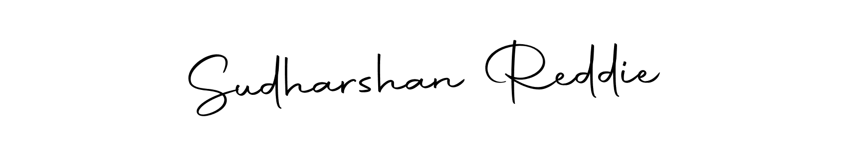 Create a beautiful signature design for name Sudharshan Reddie. With this signature (Autography-DOLnW) fonts, you can make a handwritten signature for free. Sudharshan Reddie signature style 10 images and pictures png