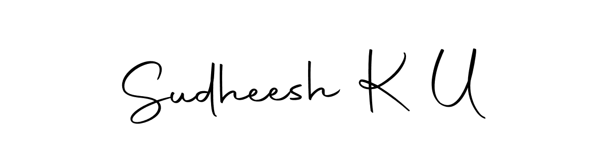 How to make Sudheesh K U signature? Autography-DOLnW is a professional autograph style. Create handwritten signature for Sudheesh K U name. Sudheesh K U signature style 10 images and pictures png