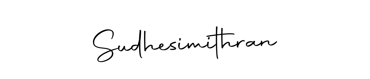 Use a signature maker to create a handwritten signature online. With this signature software, you can design (Autography-DOLnW) your own signature for name Sudhesimithran. Sudhesimithran signature style 10 images and pictures png