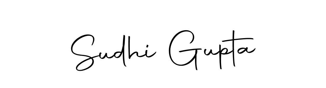 Use a signature maker to create a handwritten signature online. With this signature software, you can design (Autography-DOLnW) your own signature for name Sudhi Gupta. Sudhi Gupta signature style 10 images and pictures png
