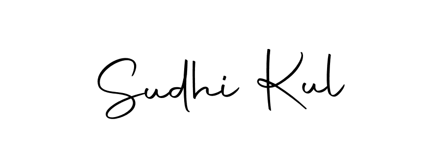 The best way (Autography-DOLnW) to make a short signature is to pick only two or three words in your name. The name Sudhi Kul include a total of six letters. For converting this name. Sudhi Kul signature style 10 images and pictures png