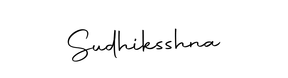 Create a beautiful signature design for name Sudhiksshna. With this signature (Autography-DOLnW) fonts, you can make a handwritten signature for free. Sudhiksshna signature style 10 images and pictures png