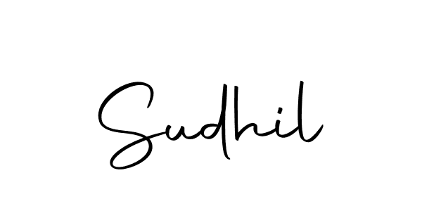 Here are the top 10 professional signature styles for the name Sudhil. These are the best autograph styles you can use for your name. Sudhil signature style 10 images and pictures png