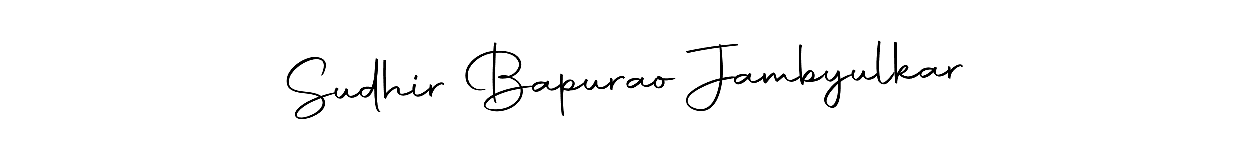 Sudhir Bapurao Jambyulkar stylish signature style. Best Handwritten Sign (Autography-DOLnW) for my name. Handwritten Signature Collection Ideas for my name Sudhir Bapurao Jambyulkar. Sudhir Bapurao Jambyulkar signature style 10 images and pictures png