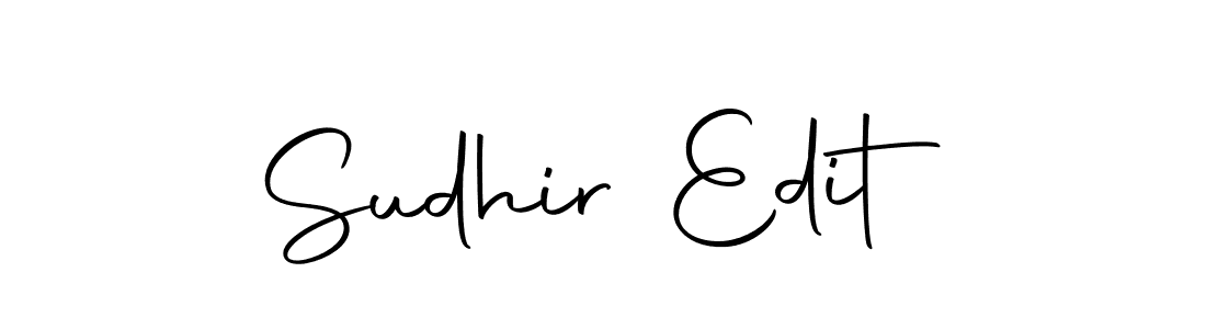 Similarly Autography-DOLnW is the best handwritten signature design. Signature creator online .You can use it as an online autograph creator for name Sudhir Edit. Sudhir Edit signature style 10 images and pictures png