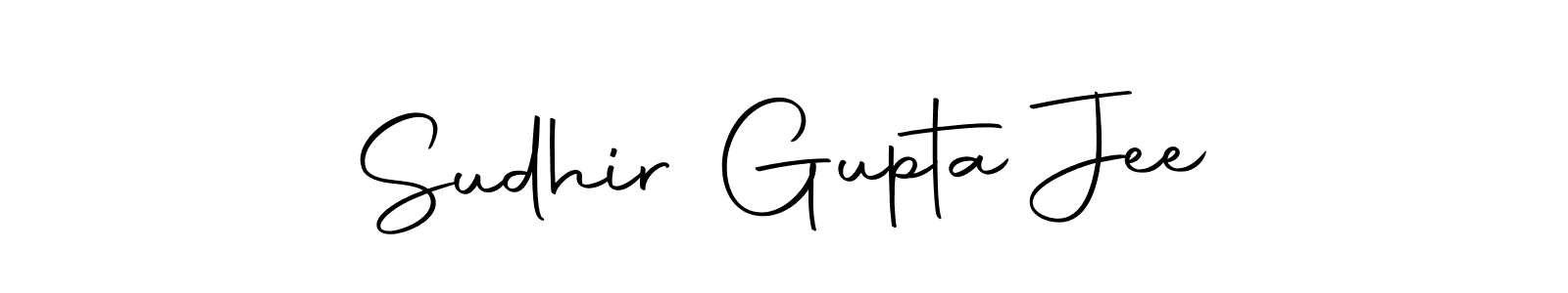 It looks lik you need a new signature style for name Sudhir Gupta Jee. Design unique handwritten (Autography-DOLnW) signature with our free signature maker in just a few clicks. Sudhir Gupta Jee signature style 10 images and pictures png